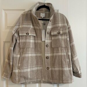 Gilli oversized plaid jacket